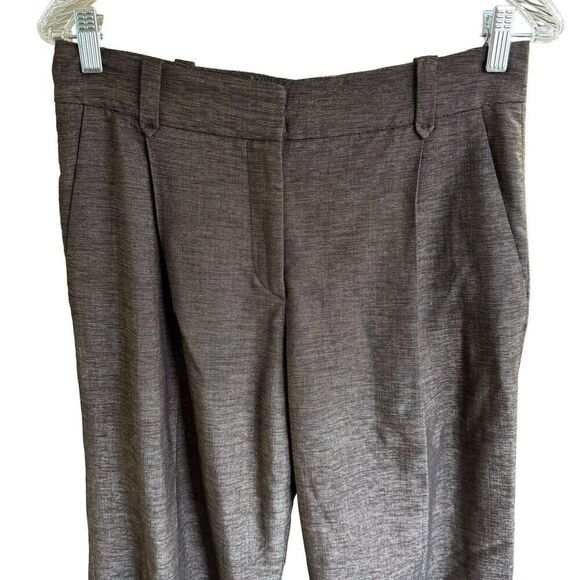 Piazza Sempione Women's Wool Blend Pants Slacks Lined Sz 8 Brown Made In Italy - Picture 2 of 9